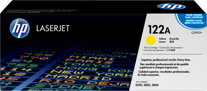 Toner HP Q3962A, i verdhë