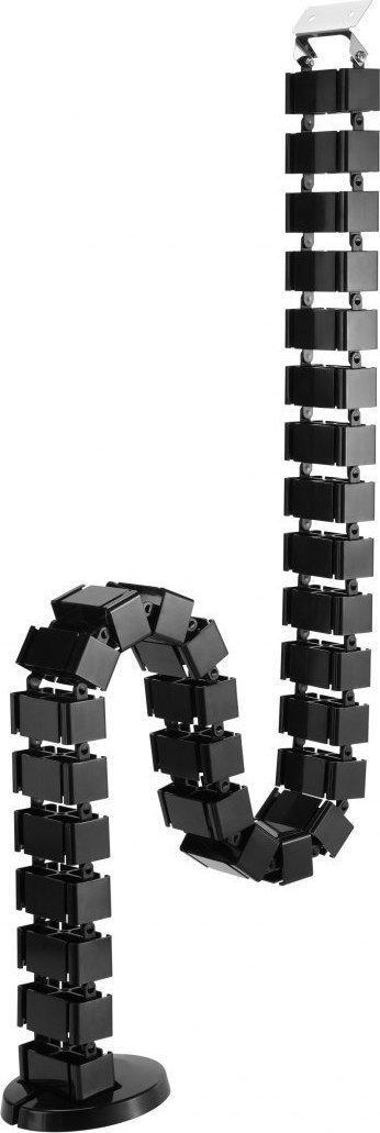 Organizues kabllosh Powerton WP, kanal i rregullueshëm, 1.3 m, i zi