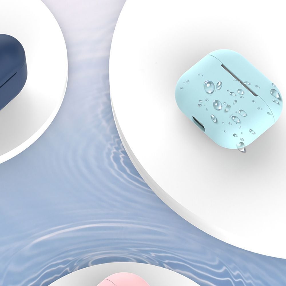 Mbulesë mbrojtëse Tech-Protect Icon për AirPods 3, silikon, për kuti karikimi, e zezë