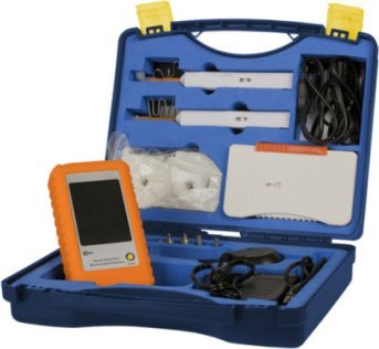 Kuti pastrimi FOC me monitor 150800100 E, për fibra optike, portative, gri