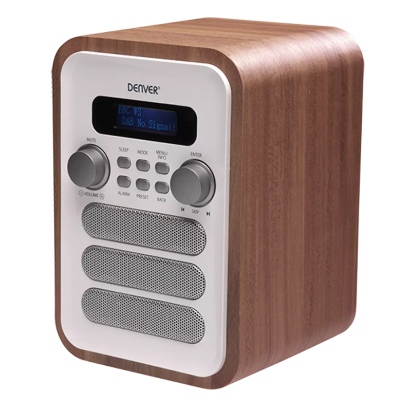 Denver FM Radio with Bluetooth DAB-48 White