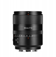Objektiv 7Artisans AF 85mm f/1.8 për Sony E, autofokus, për portrete, i zi
