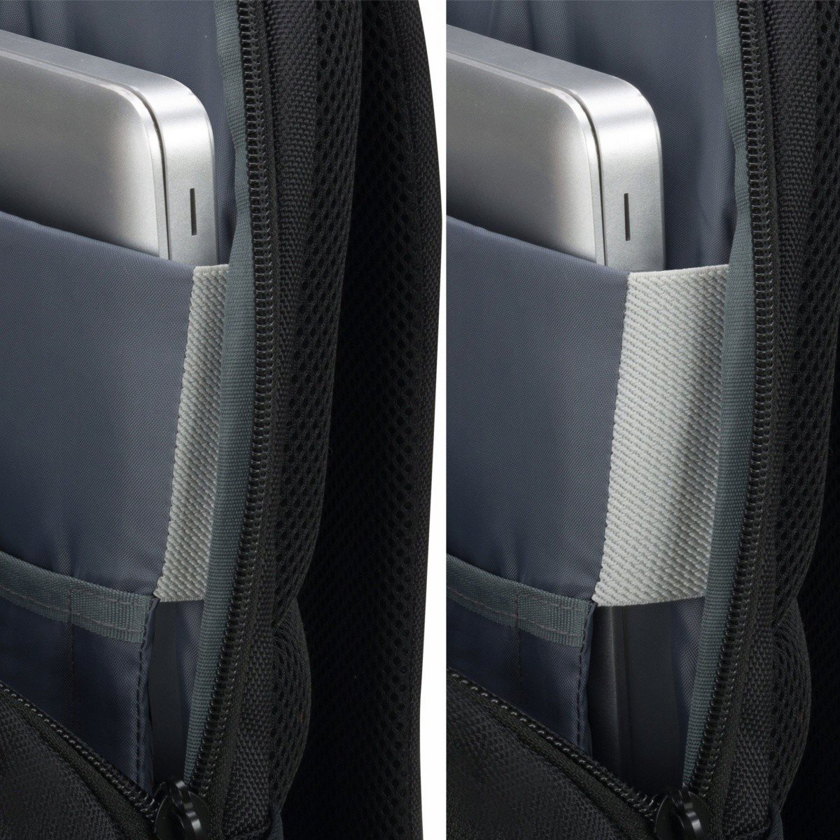 Çantë shpine DICOTA Seeker II D32119, për laptop, poliestër rPET, e zezë me të kuqe