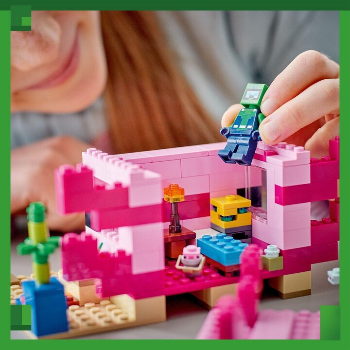 Set LEGO® Minecraft® 21247 Axolotl House