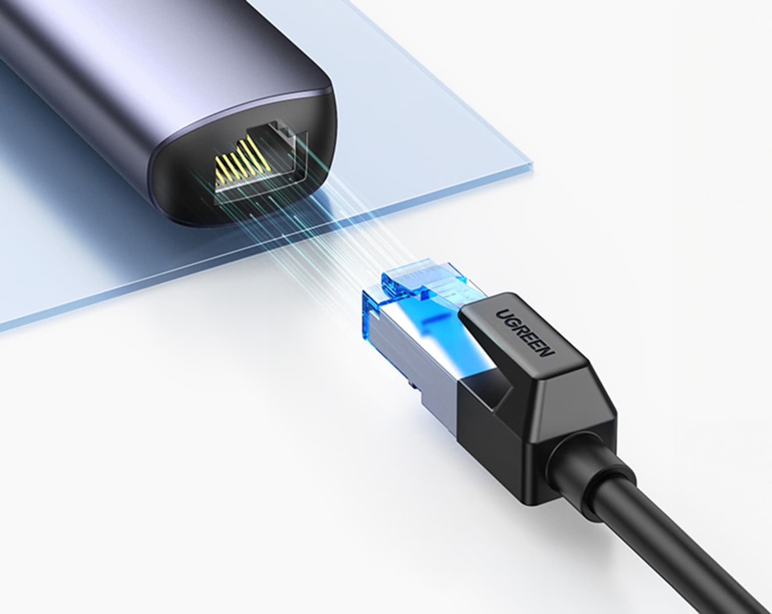 Hub USB C Ugreen Revodok CM418, 2x USB, HDMI 4K 30Hz, RJ45 1Gb, gri