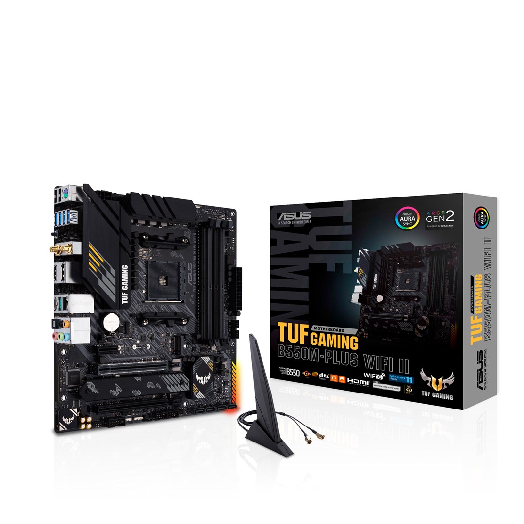 Pllakë amë ASUS TUF Gaming B550M-PLUS WiFi II AMD B550 Socket AM4 micro ATX