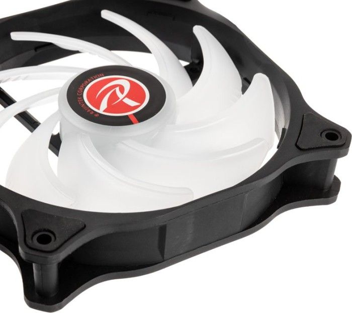 Ventilatorë kase Raijintek EOS 12 RBW ADD, 120mm, set 2 copë me hub dhe telekomandë, të zinj