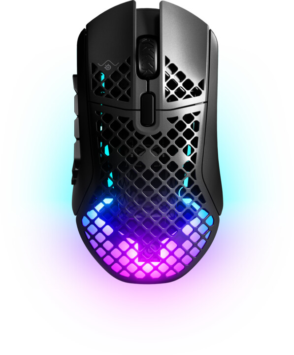 Maus SteelSeries Aerox 9, pa kabllo, i zi
