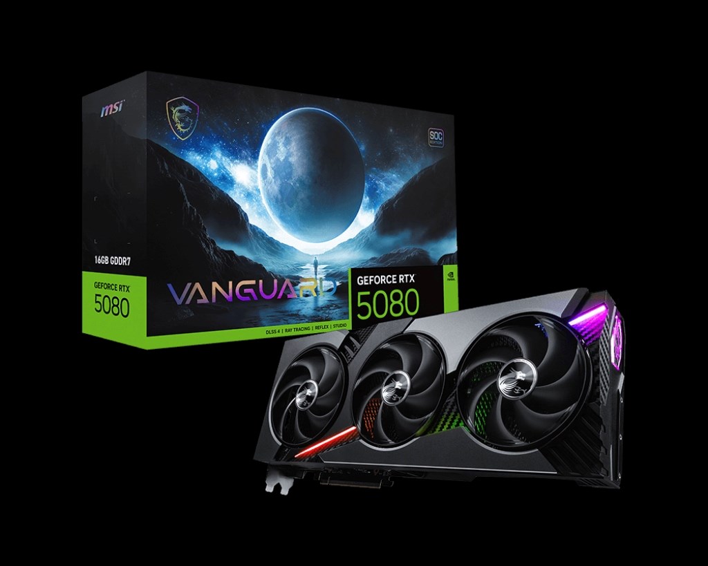 Kartelë grafike MSI RTX 5080 16G VANGUARD SOC