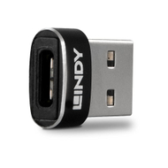 Adapter USB Lindy 41884, USB C në USB A, USB 2.0, i zi