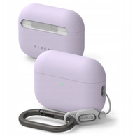 Силиконска маска Ringke за Apple AirPods Pro 3, со карабин, светло виолетова