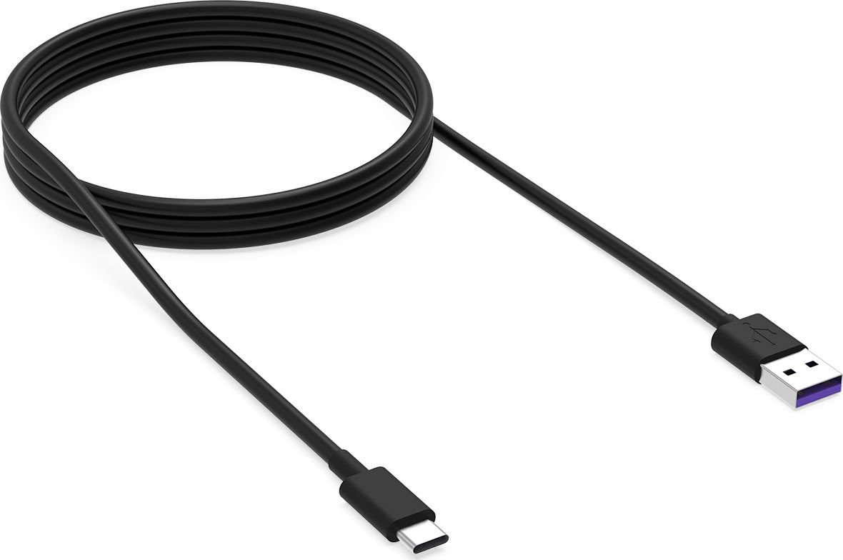 Kabllo USB Krux, USB-A - USB-C, 1.2 m, e zezë
