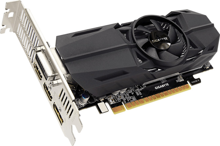 Kartelë Grafike GIGABYTE GeForce GTX 1050 Ti OC Low, 4GB GDDR5                    GV-N105TOC-4GL