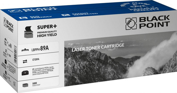 Toner Black Point LBPPH89A, zëvendësim për HP CF289A, 5000 faqe, i zi