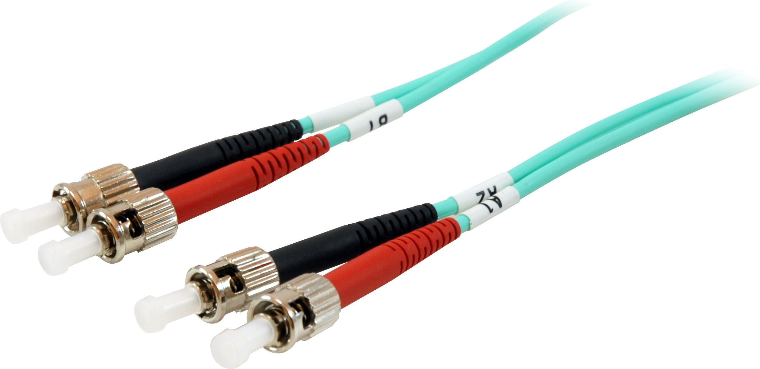 Kabllo Equip, Patchcord me fije optike,	ST->ST, OM3, 5m, e kaltër