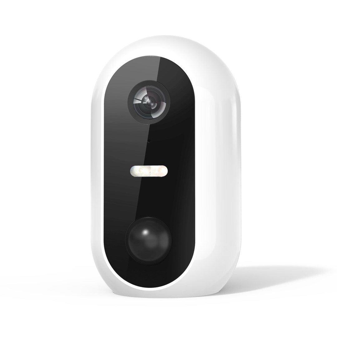 Kamerë e jashtme Extralink Smart Life SolarEye, Full HD, Wi-Fi, 5200mAh, e bardhë