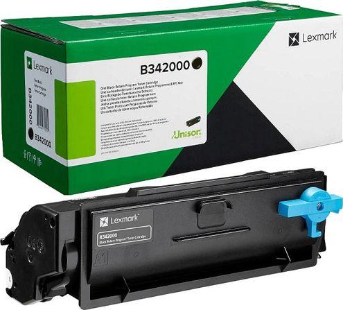 Toner për printer Lexmark B342000, i zi