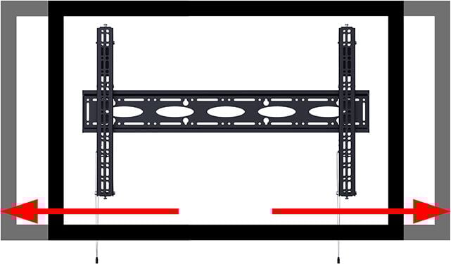 Mbajtëse murale për TV B-Tech BT9910/B, 100", VESA 1000 x 600, çelik i zi