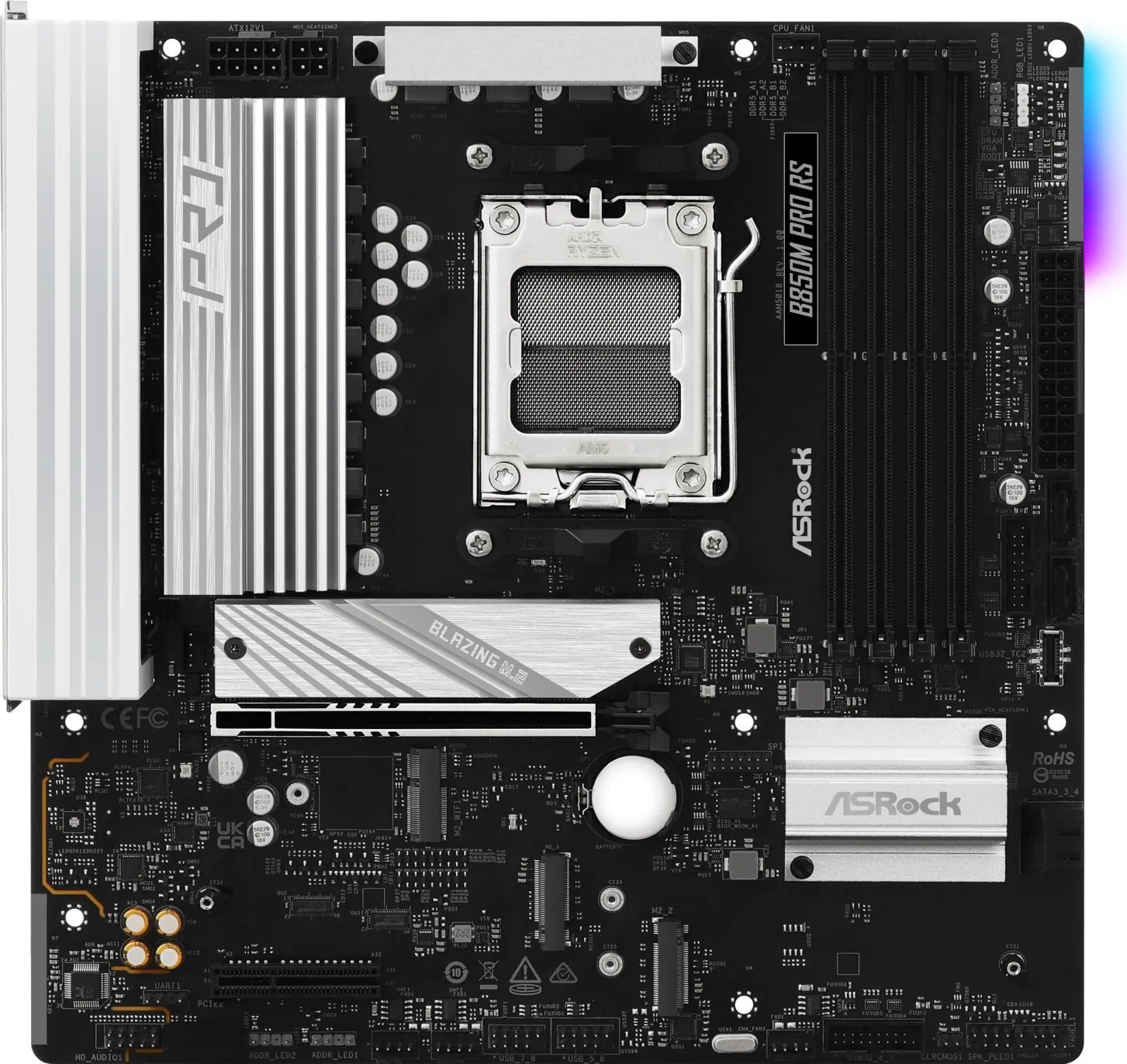 Pllakë amë Asrock B850M Pro RS, Socket AM5, DDR5, Micro ATX