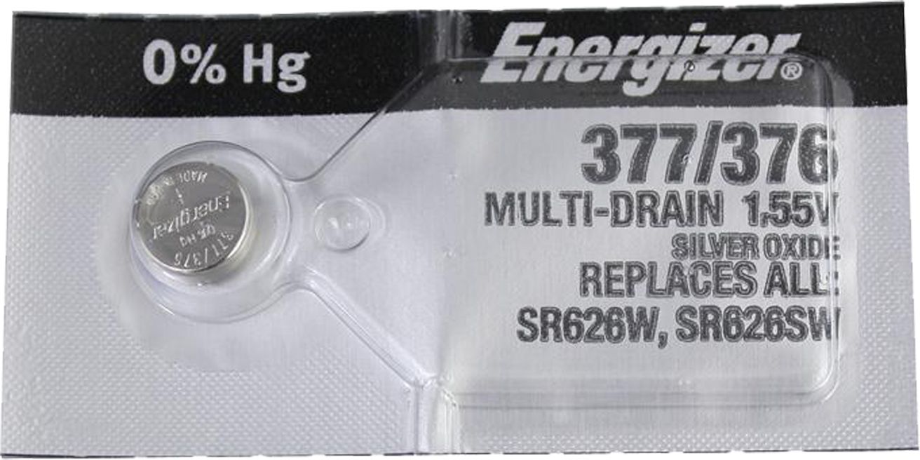 Bateri buton Energizer SR66 377 376, Silver Oxide, 24mAh