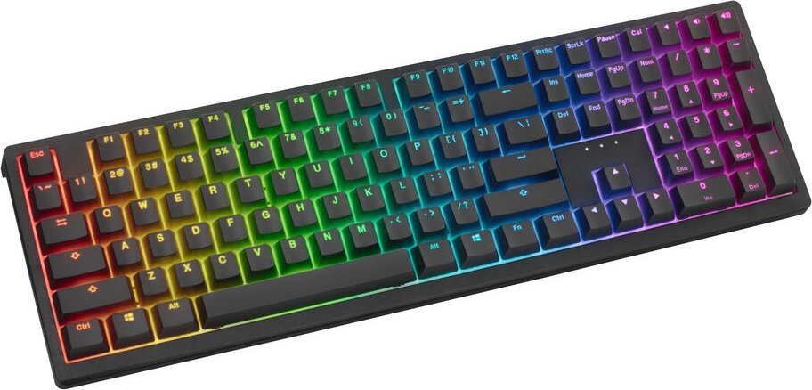 Tastierë gaming Ducky Zero 6108, wireless, RGB, Cherry MX2A Red, e zezë