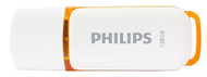 USB flash drive Philips FM12FD70B, 128GB, USB 2.0, i bardhë