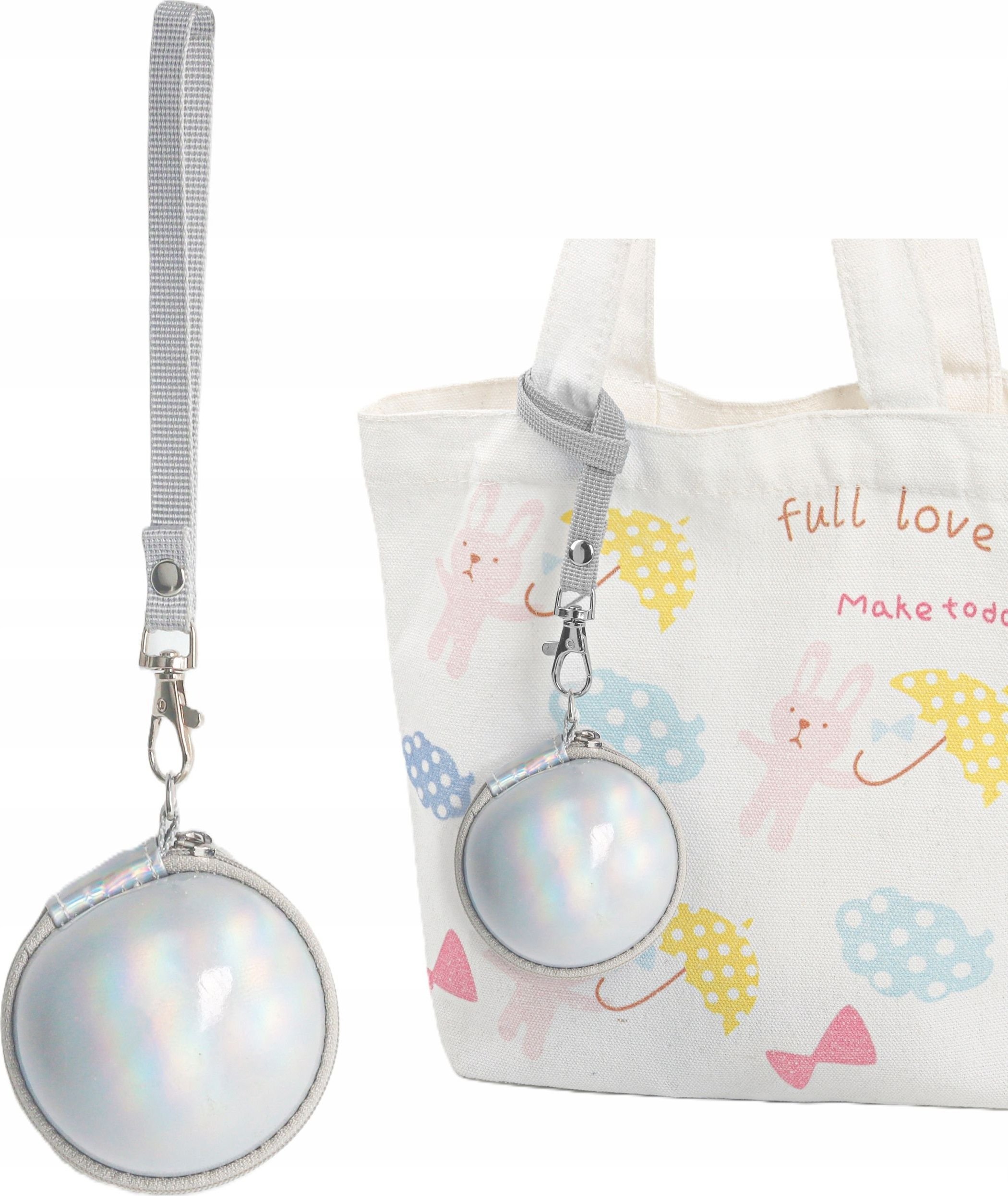 Çantë mbrojtëse Loveinstant për FujiFilm Instax Pal, EVA PU, me rrip, argjend