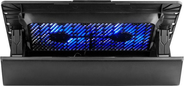 Ладилник за лаптоп Tracer Officer TRASTA46890, 17\", 2 вентилатори, сино ЛЕД