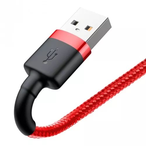 Kabllo Baseus, USB A / Lightning, 2 m, e kuqe