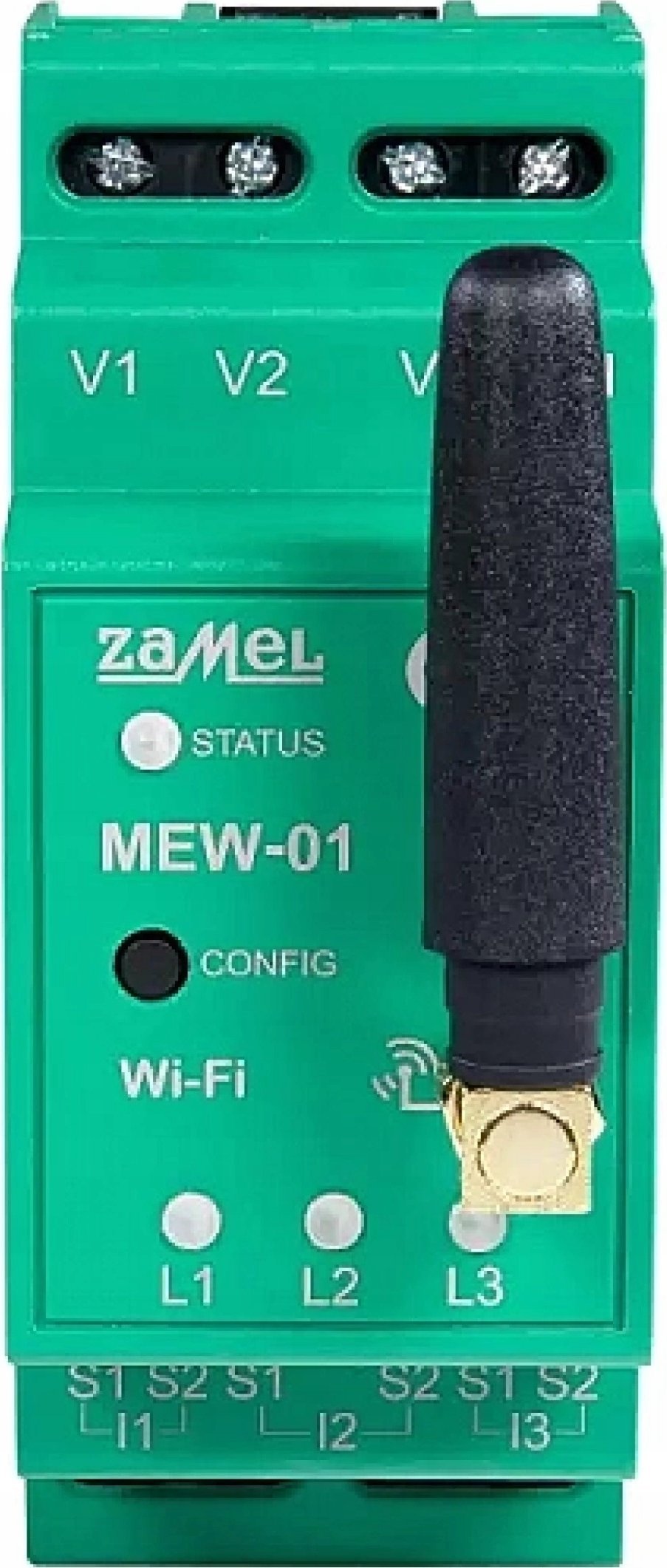 Monitor energjie elektrike Zamel MEW-01 ANT-1F, njëfazësh, Wi-Fi, i bardhë