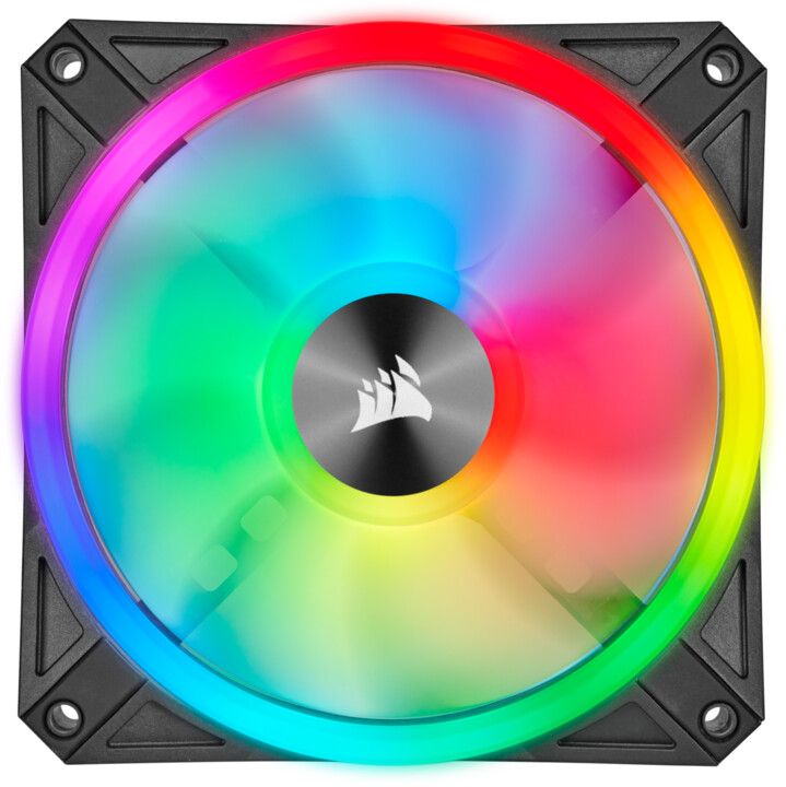 Ftohës Corsair iCUE QL120 RGB, 120mm, i zi