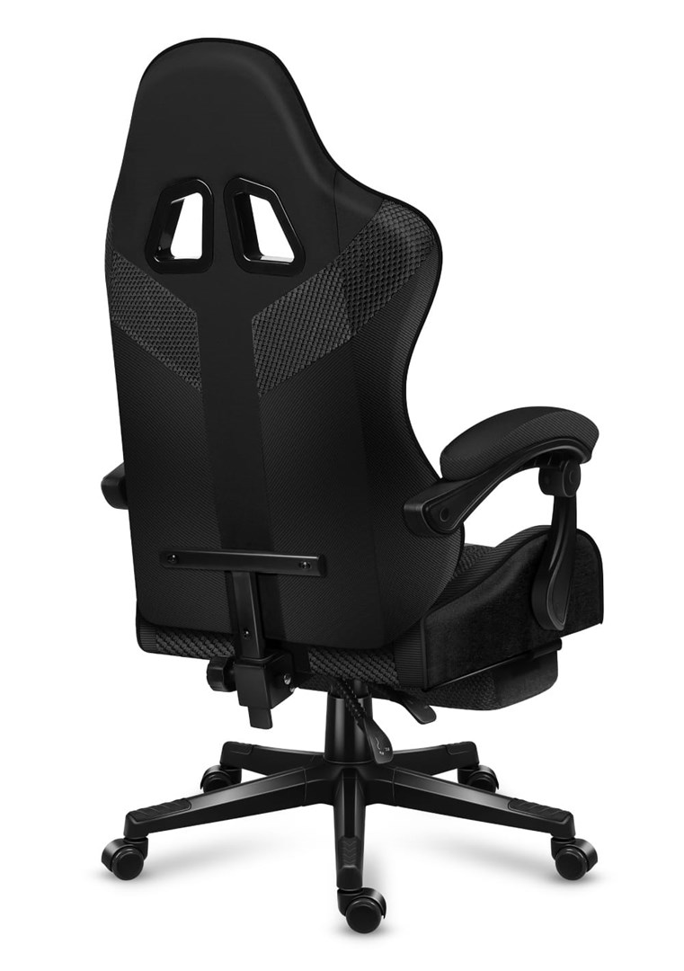 Karrige lojërash Huzaro Force 4.7 Carbon Mesh, e zezë 