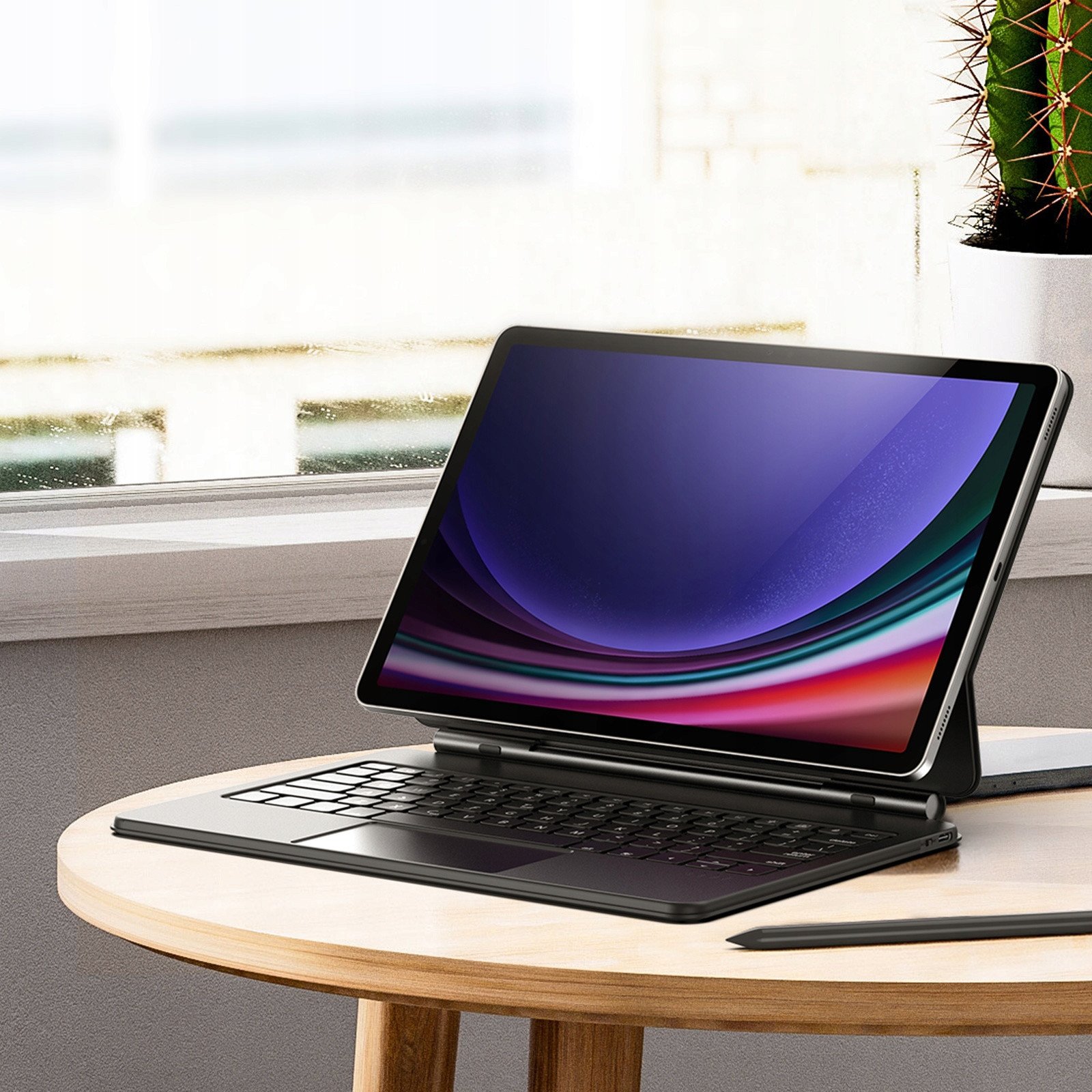 Mbulesë mbrojtëse Dux Ducis Galaxy Tab S10 Plus S9 Plus, rezistente, e zezë