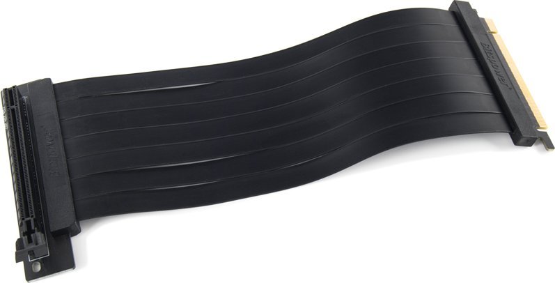 PCI-E Bitspower 3.0 x16 riser кабел, 22 cm, црн
