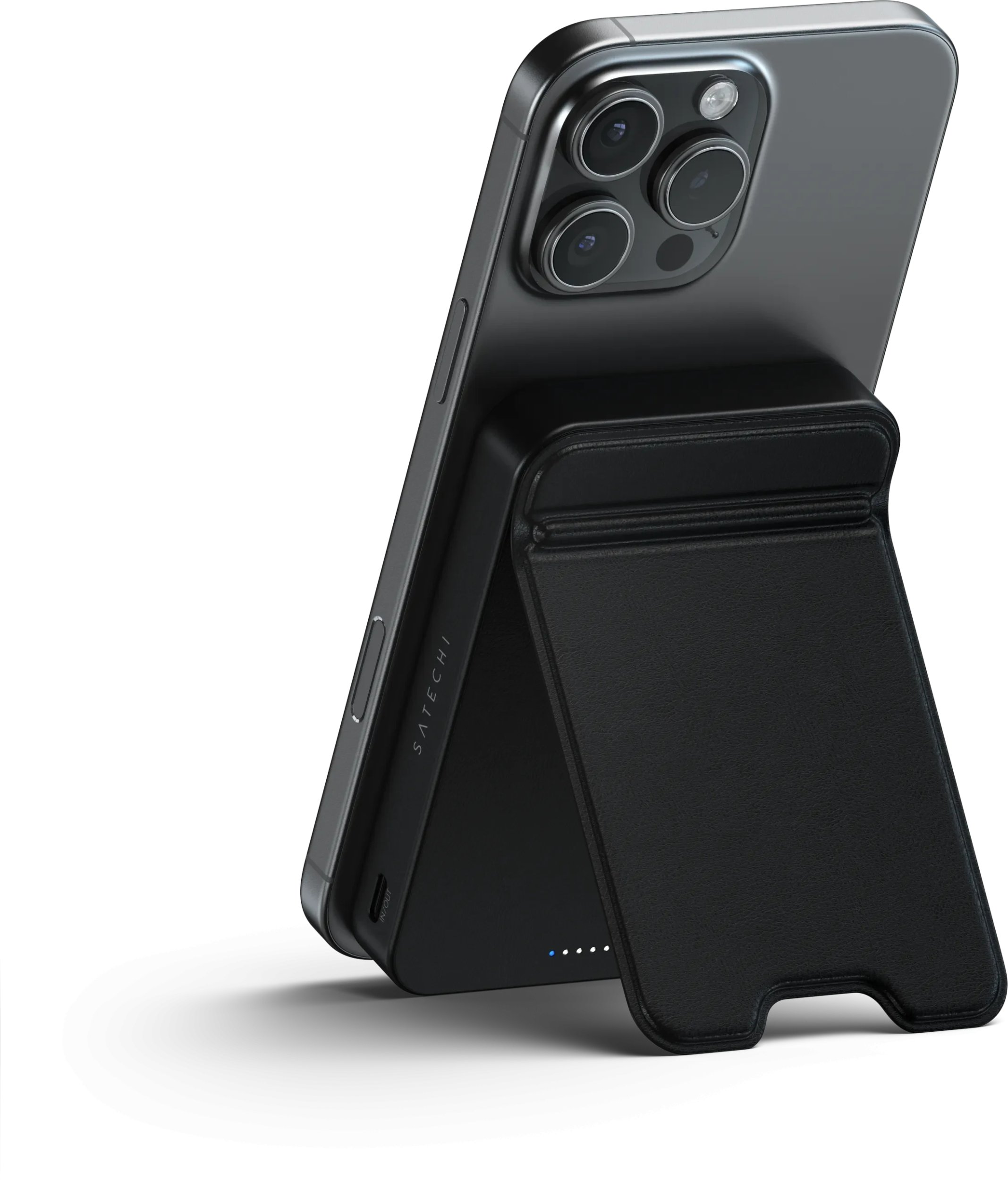 Power bank Сатеки ОнтхеГо Qi2 10K, 10000 mAh, магнетен, црн