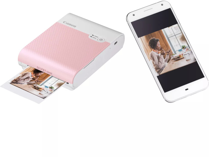 Printer për foto Canon Selphy Square QX10, rozë