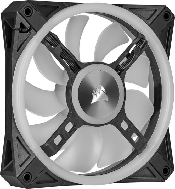Ftohës Corsair iCUE QL120 RGB, 120mm, i zi