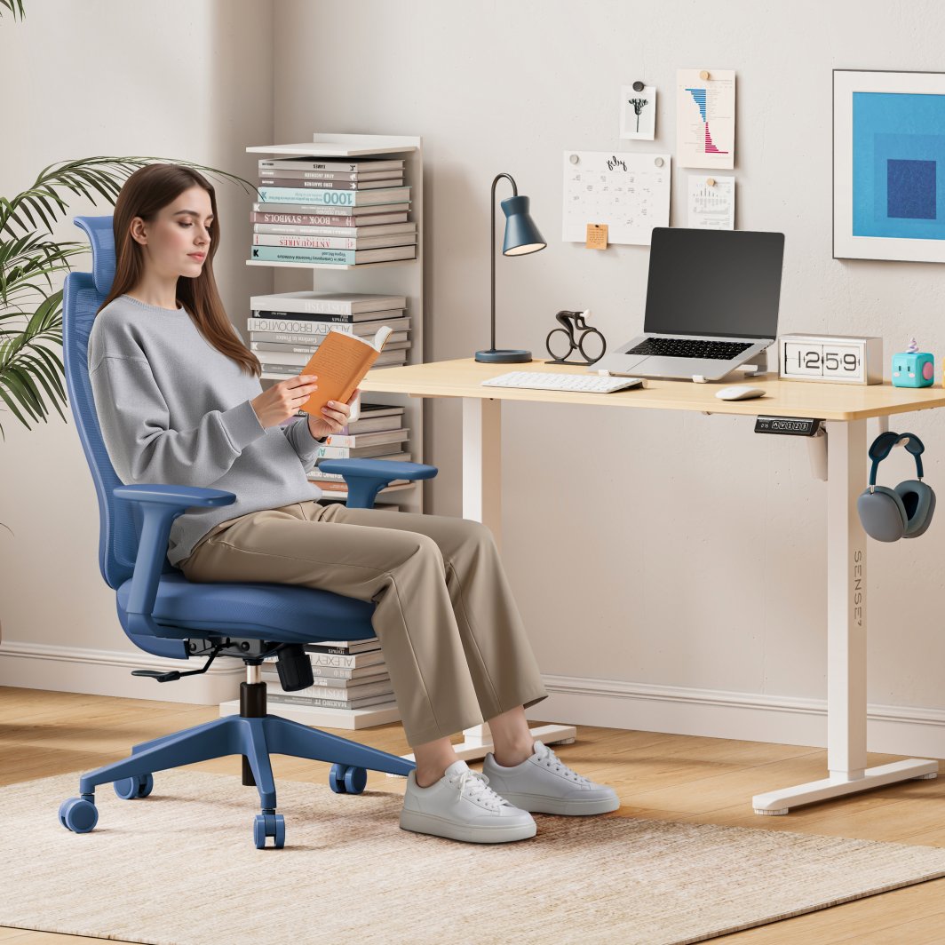 Karrige për zyrë SENSE7 Moyo, e kaltër