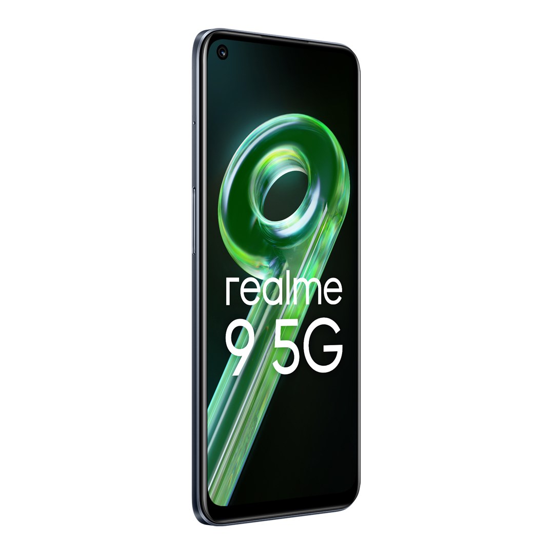 Мобилен телефон REALME 9, 6.6\", Snapdragon 695 5G, 4GB RAM, 128GB, црн