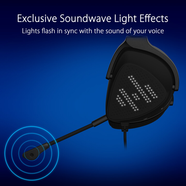 Kufje ASUS ROG Delta S Animate, të zeza