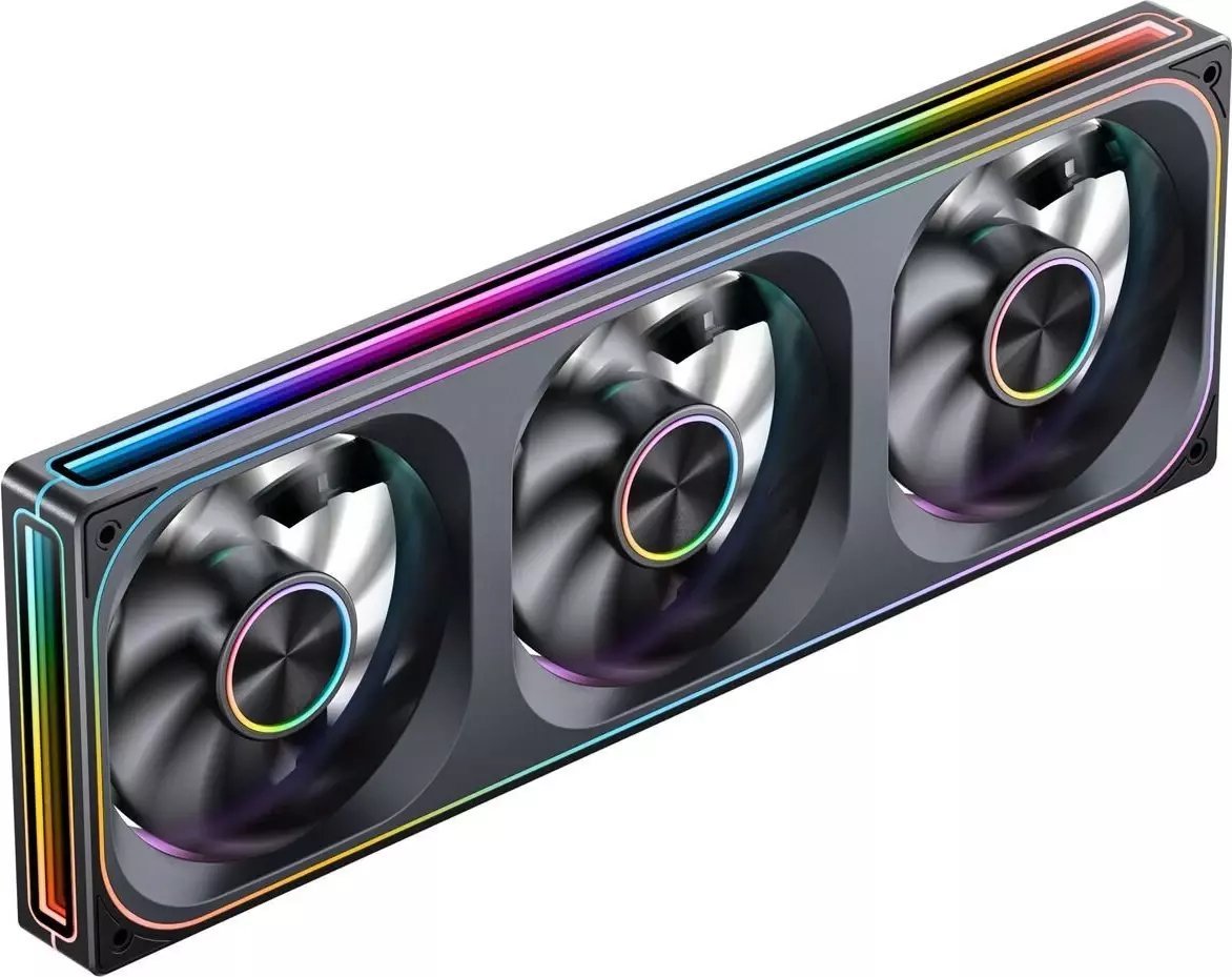 Ventilator ftohës PC Jonsbo ZA-360, 360mm, PWM ARGB, i zi