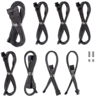 Сет кабли PSU CableMod C-Series Pro ModMesh, за Corsair RMi RMx RM, карбон