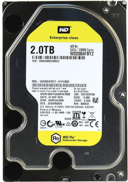 HDD WD RE WD2004FBYZ - 2 TB