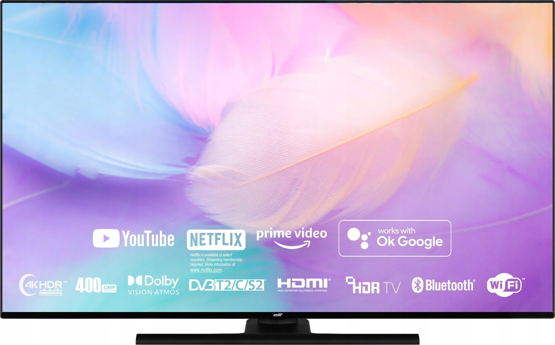 Televizor Elit TV Q-4322UHDTS2, 43", QLED, 4K Ultra HD, SMART 3