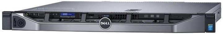 Server Dell PowerEdge R230 / E3-1220v5/ 8GB/ 2x1TB NLSAS/ DVDRW/ Rack 1U