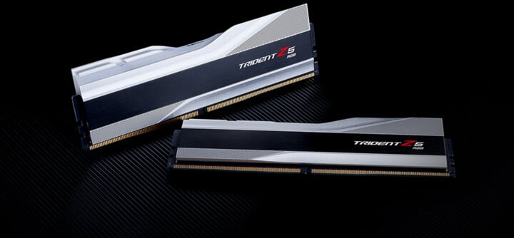 Module të memories G.Skill Trident Z5 RGB 32GB (2x16GB) DDR5 6000 CL40, të argjendta