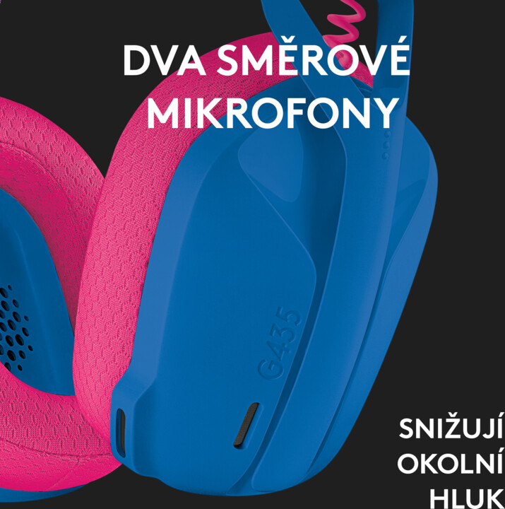 Logitech G435, сина