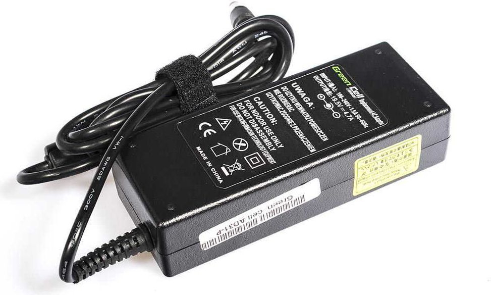 Karikues Green Cell për laptop, 90W, 4.4mm, 19.5V, i zi
