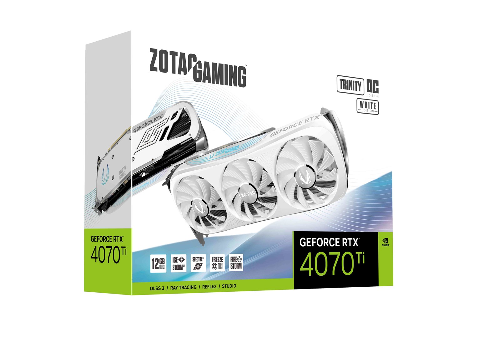 Kartë grafike Zotac NVIDIA GeForce RTX 4070 Ti, OC, 12 GB GDDR6X