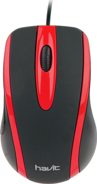 Maus Havit MS753, me kabllo, i zi/kuq